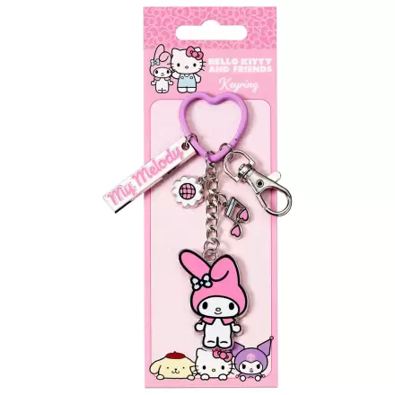 Hello Kitty klíčenka s My Melody přívěsky fotografii produktu