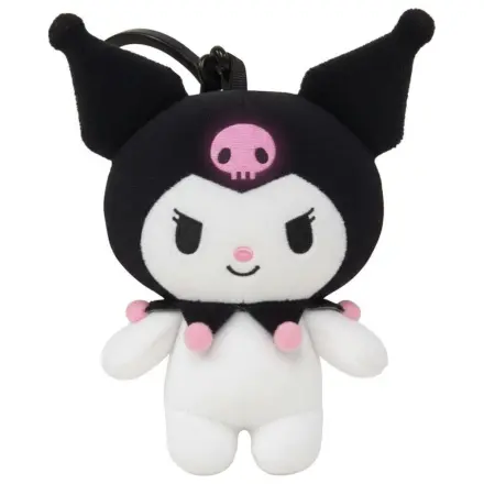 Hello Kitty Kuromi 3D plyšová figurka s věšáčkem, přívěsek na tašku 13 cm fotografii produktu