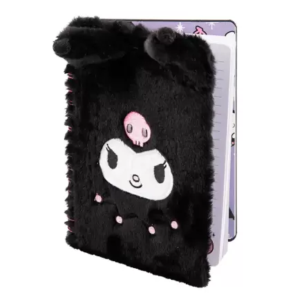 Hello Kitty Kuromi A5 chlupatý zápisník termékfotója