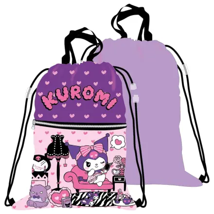 Hello Kitty Kuromi Deluxe sportovní taška, stahovací vak 45 cm fotografii produktu