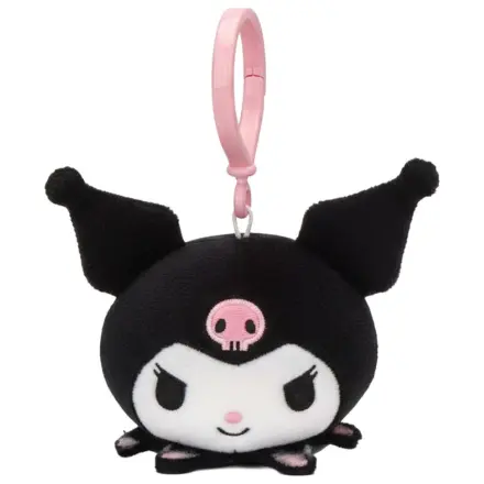 Hello Kitty Kuromi Hlava 3D plyšová figurka s věšákem, přívěsek na tašku 11 cm fotografii produktu