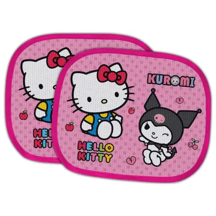 Hello Kitty Kuromi sluneční clony na okno auta, balení po 2 kusech fotografii produktu