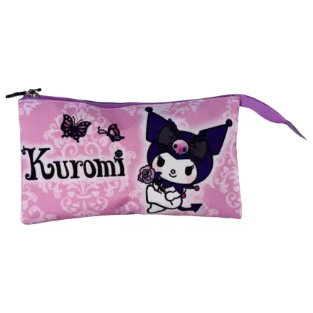 Hello Kitty Kuromi Purple trojitý penál fotografii produktu