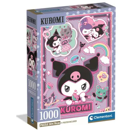 Hello Kitty Kuromi puzzle 1000 ks fotografii produktu