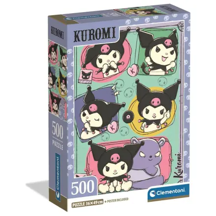 Hello Kitty Kuromi puzzle 500 dílků fotografii produktu