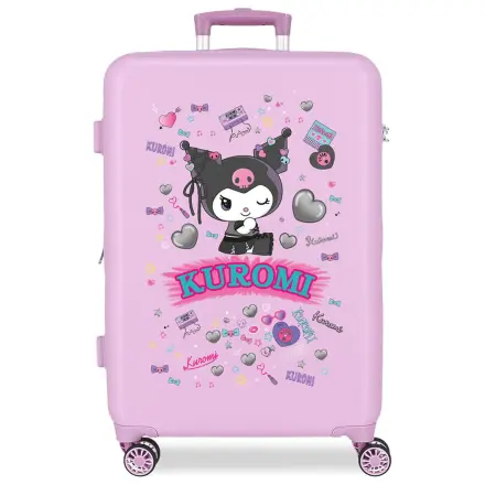 Hello Kitty Kuromi Retropop ABS cestovní kufr na kolečkách 65cm fotografii produktu