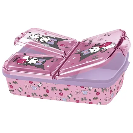 Hello Kitty Kuromi obědový box s několika přihrádkami, box na sendviče fotografii produktu
