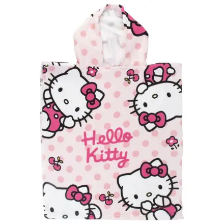 Hello Kitty mikrovláknové plážové pončo ručník fotografii produktu