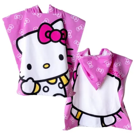 Hello Kitty mikrovláknové pončo ručník fotografii produktu