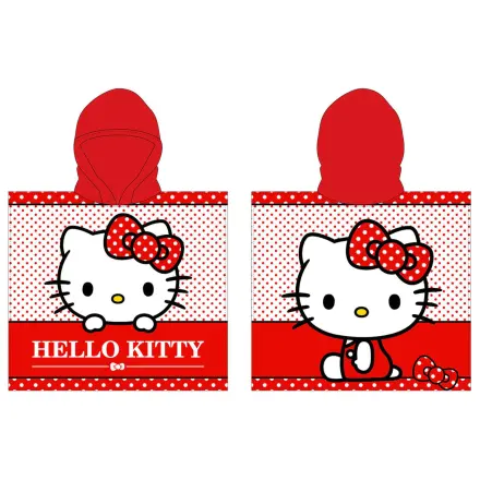Hello Kitty mikrojemné pončo ručník fotografii produktu