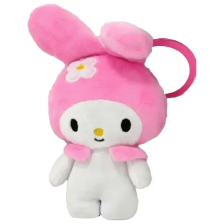 Hello Kitty My Melody 3D plyšová figurka s věšákem, přívěsek na tašku 13 cm fotografii produktu