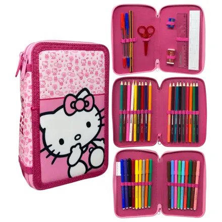 Hello Kitty Pinky plněný 3patrový penál fotografii produktu