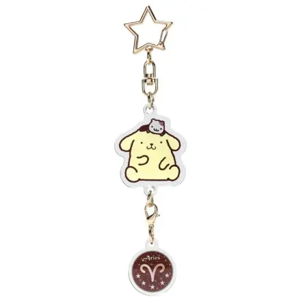 Hello Kitty Pompompurin Aries Astrologický symbol klíčenka fotografii produktu