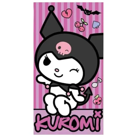 Hello Kitty Punk Kuromi ručník 70x140 cm fotografii produktu