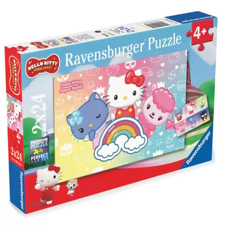 Hello Kitty puzzle 2x24 dílků fotografii produktu