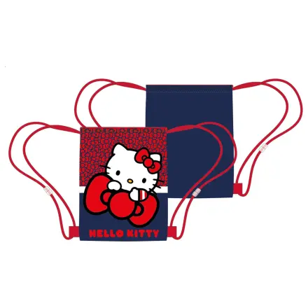 Hello Kitty Red Bow sportovní taška, vak na tělocvik 40 cm fotografii produktu