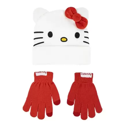 Hello Kitty sada čepice a rukavic fotografii produktu