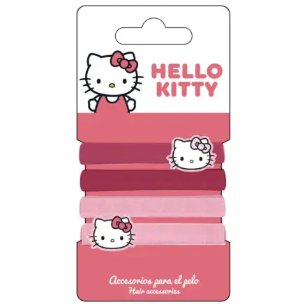 Hello Kitty Sweet gumičky do vlasů, sada 4 kusy fotografii produktu