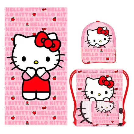 Hello Kitty sada ručník + taška + čepice termékfotója