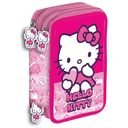 Hello Kitty trojité pouzdro na tužky fotografii produktu