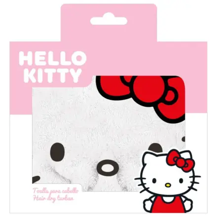 Hello Kitty bílý ručník na vlasy fotografii produktu