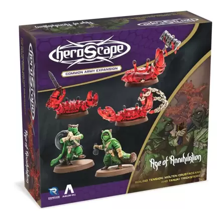 Heroscape Rozšíření armády Boiling Tension: Molten Crustaceans & Tanuki Tricksters Anglická verze fotografii produktu