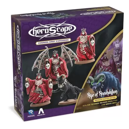 Heroscape Rozšíření armády Boiling Tension: Revnan Acolytes & Grave Grim Anglická verze fotografii produktu
