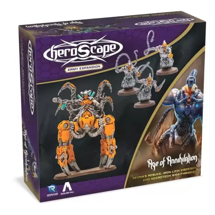Heroscape Expansion Revna's Rebuke: Iron Lich Viscerot and Necrotech Wraithriders Army *English Version* / Rozšíření Heroscape Revna's Rebuke: Iron Lich Viscerot a Necrotech Wraithriders Army *Anglická verze* fotografii produktu