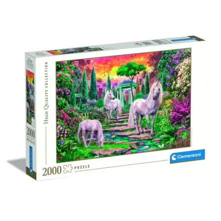 Vysoce kvalitní klasické zahradní Jednorožci puzzle 2000 dílků termékfotója