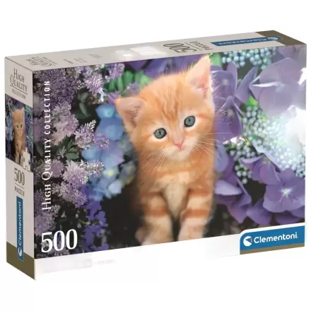 Vysoce kvalitní puzzle zrzavá kočka 500ks fotografii produktu