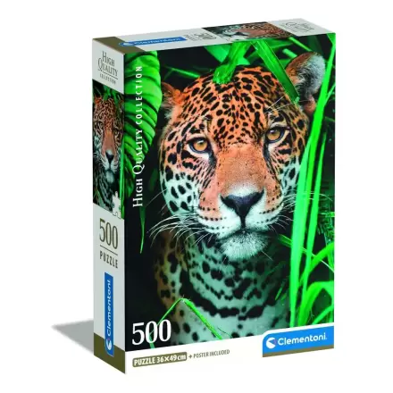 Vysoce kvalitní Jaguar in the Jungle puzzle 500 dílků termékfotója