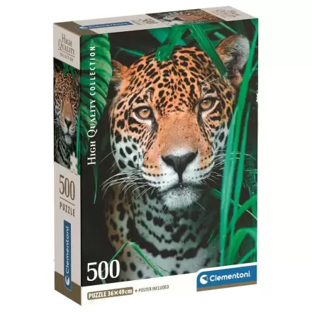 Vysoce kvalitní Jaguar in the Jungle puzzle 500 dílků fotografii produktu