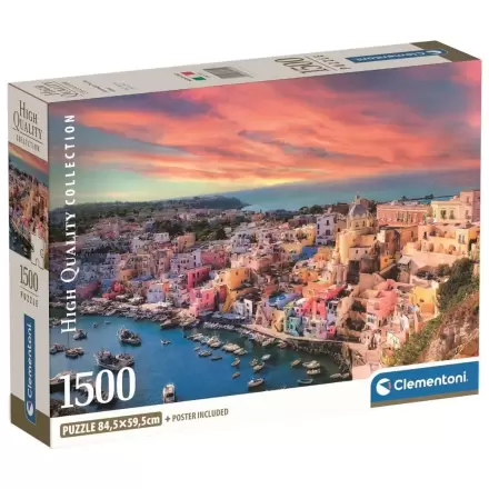 Vysoce kvalitní malebné puzzle ostrova Procida 1500 dílků fotografii produktu