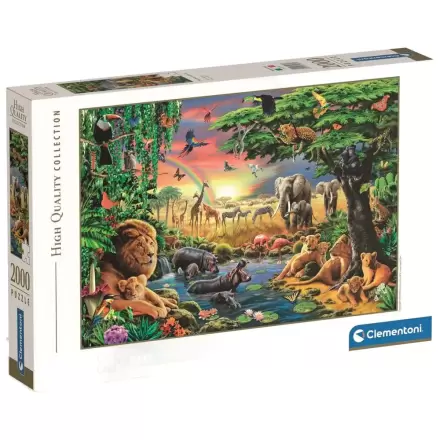 Vysoce kvalitní puzzle The African Gathering 2000 dílků fotografii produktu