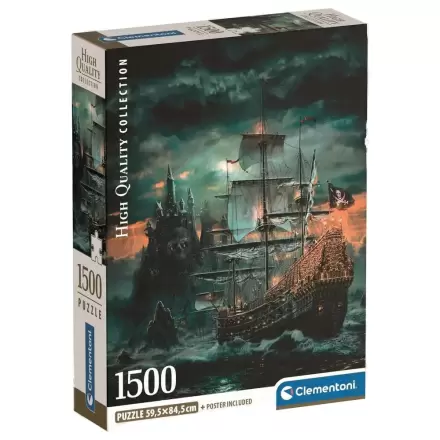 Vysoce kvalitní puzzle Pirátská loď 1500ks fotografii produktu