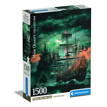 Vysoce kvalitní puzzle Pirátská loď 1500ks termékfotója