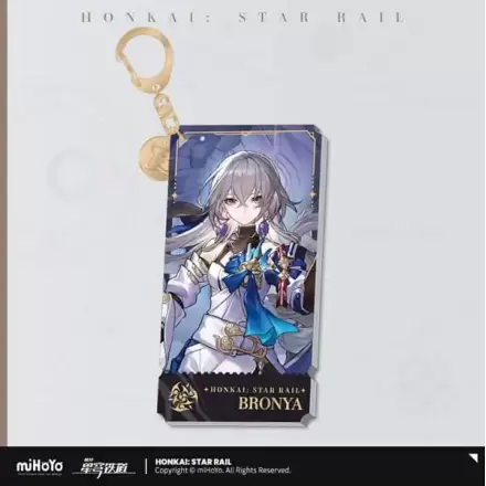 Honkai: Star Rail Character akrylová klíčenka Bronya 9 cm fotografii produktu