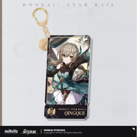 Honkai: Star Rail Character akrylová klíčenka Qingque 9 cm termékfotója