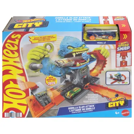 Hot Wheels City Gorilla Slam Attack herní set fotografii produktu