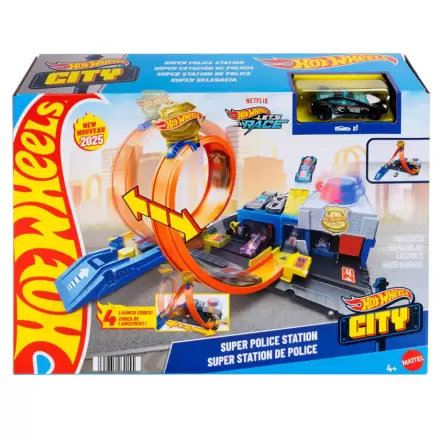 Hot Wheels City Super Policejní Stanice Playset termékfotója