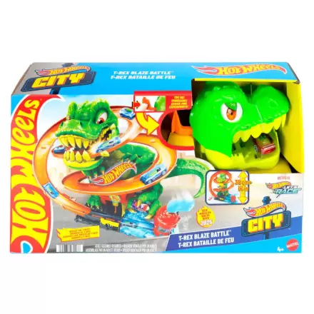 Hot Wheels City T-Rex Blaze Battle hrací set termékfotója