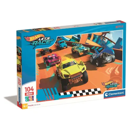 Hot Wheels maxi puzzle 104 dílků fotografii produktu