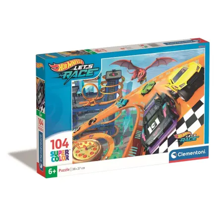 Hot Wheels puzzle 104 dílků fotografii produktu