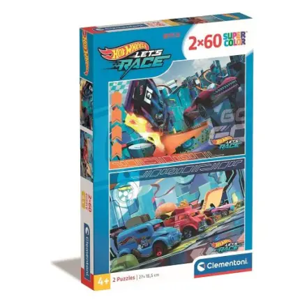 Hot Wheels puzzle 2x60 dílků fotografii produktu