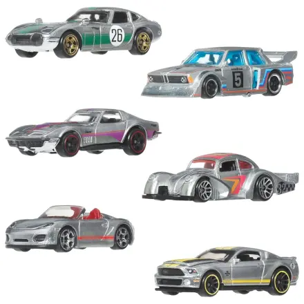 Hot Wheels Silver Series Kovové Vozidlo 6-Pack 1/64 ZAMAC fotografii produktu