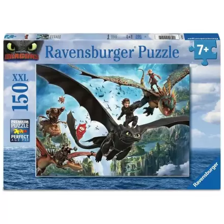 How to Train Your Dragon Children's Puzzle XXL Dragons & Heroes (150 dílků) fotografii produktu