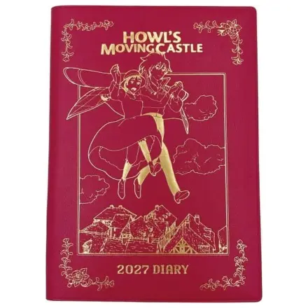 Howl's Moving Castle Diář Hauru & Sophie červená zlatá fólie fotografii produktu