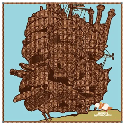 Howl´s Moving Castle Imabari kapesník Hauru's Castle 40 x 40 cm fotografii produktu