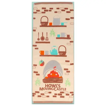 Howl’s Moving Castle Natsu Ručník Cook s Calcifer 34 x 80 cm fotografii produktu