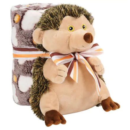 Hugo Hedgehog Měkká deka + plyšová hračka 22 cm fotografii produktu